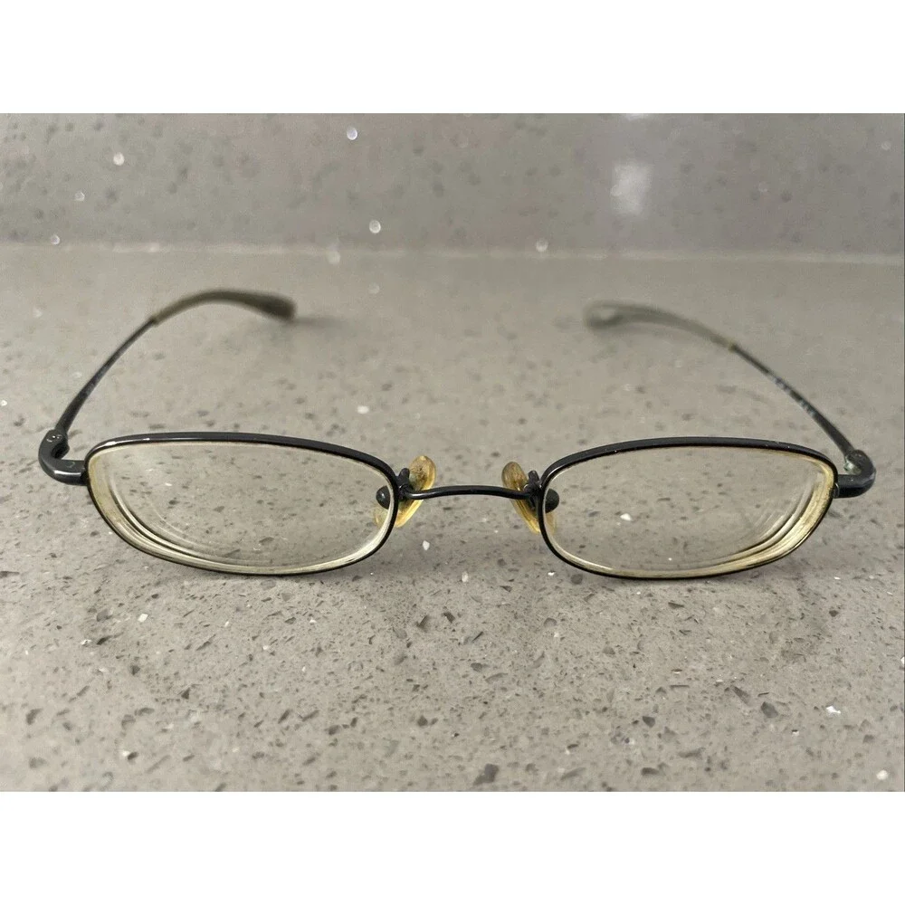 Nike with Flexon 4603 001 Eyeglass Frames ONLY 45-20-135 Black metal full rim